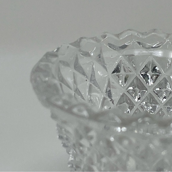 Vintage Bud Vase Princess House Crystal Glass Toothpick Holder - Picture 2 of 9